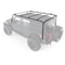 Smittybilt 0718 WRANGLER JK  4 DOOR SRC ROOF RACK  300 LB RATING  BLACK TEXTURED 76717 - alternate 9